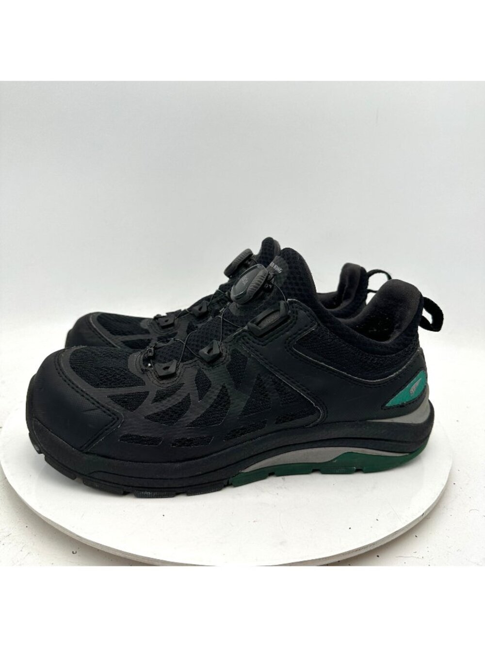 Red Wing 2320 BOA Women Size 7 D Black Carbon Green Cooltech Safety Toe Shoes